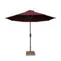 Solar LED patio umbrella with CIGS flexible solar film for garden
