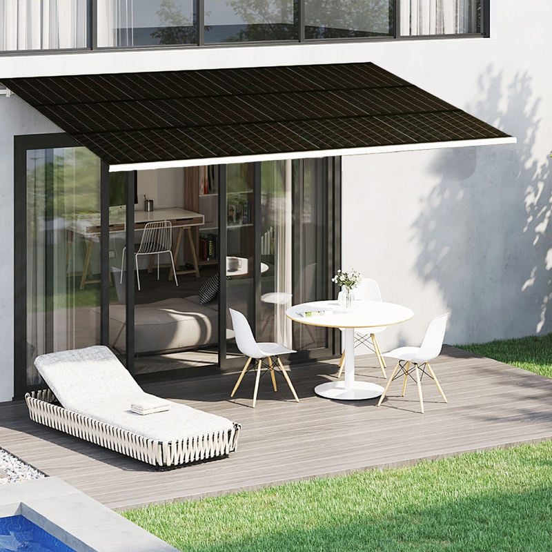 HitDesire 440W solar awning ultra-thin for SUV overlanding use