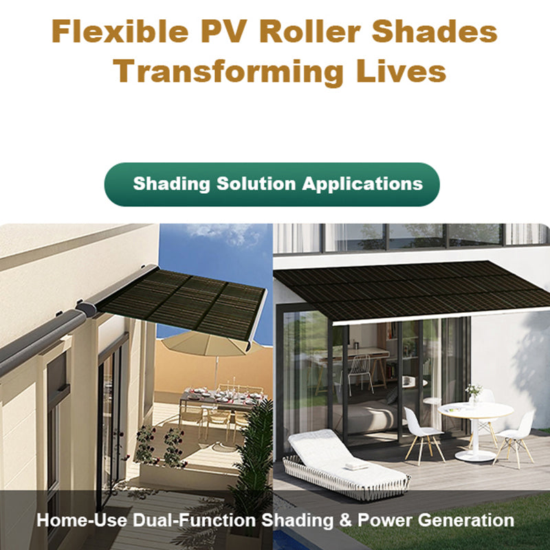 Ultra-thin rollable CIGS solar energy solution 825W for off-grid use