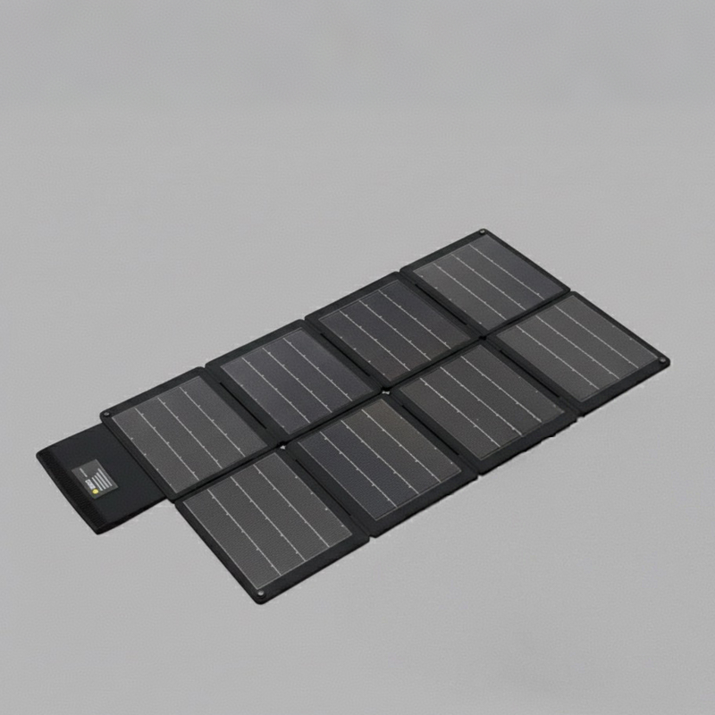 40W foldable solar panel with 30W USB-C fast charge for laptops
