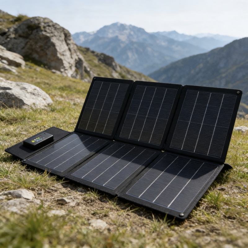 Portable CIGS solar charger 40W for drones and outdoor camping