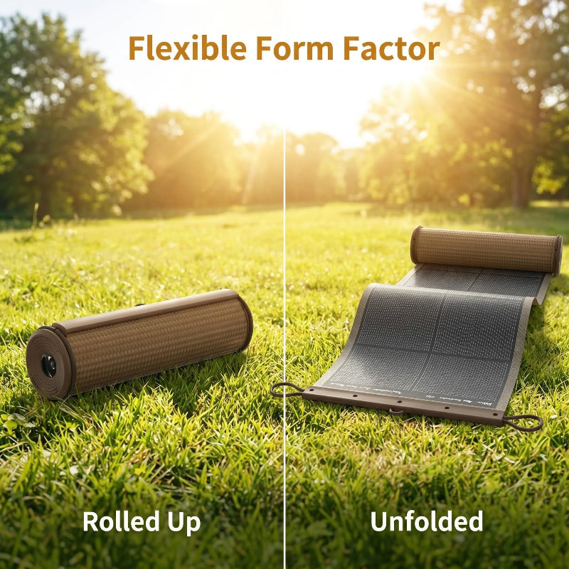 High-temperature resistant CIGS solar panel for disaster preparedness kits
